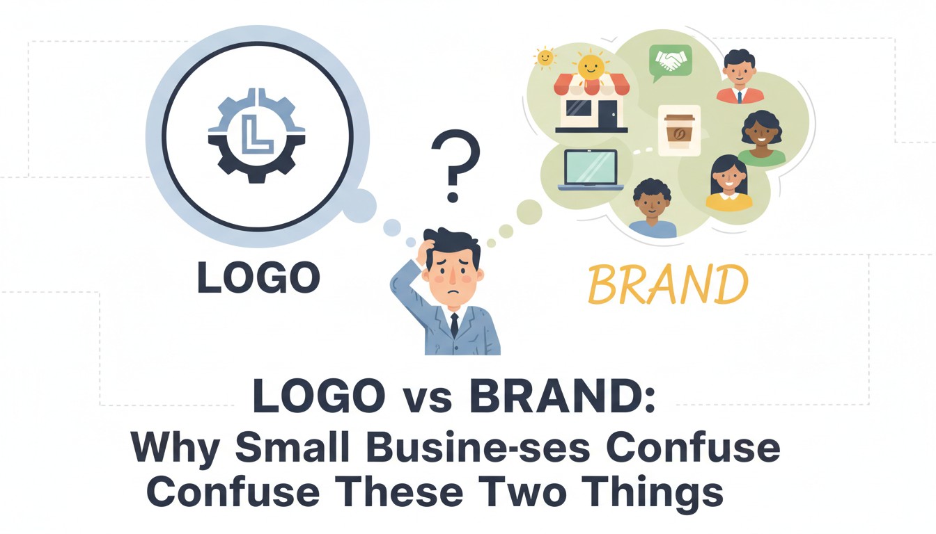 Logo vs Brand: Why Small Businesses Confuse These Two Things