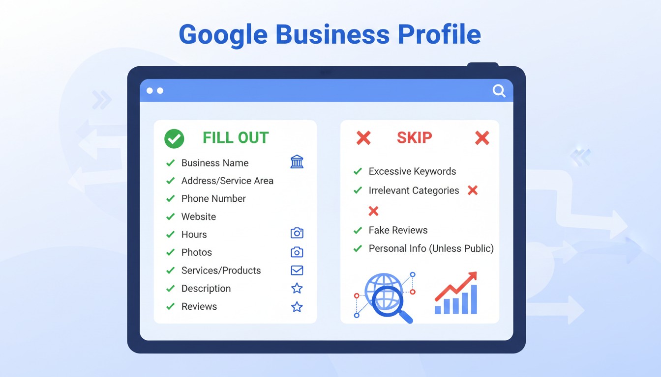 Google Business Profile: What to Fill Out and What to Skip